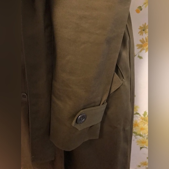 longline trench coat green size S - Picture 11 of 17